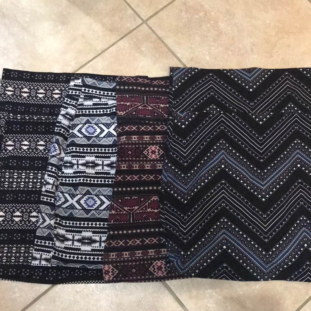 Lot of 4 Mini skirts
